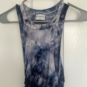 Tie dye blue dress